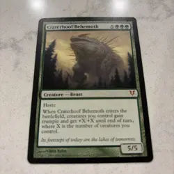 Magic The Gathering MtG Craterhoof Behemoth Avacyn Restored Regular - Image 2