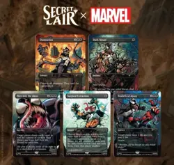 MTG SECRET LAIR X MARVEL’S SPIDER-MAN: VENOM UNLEASHED COLORS NON-FOIL - Image 1