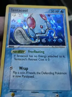 Pokemon TCG Tentacool EX Hidden Legends 77/101 Reverse Holo - Image 2
