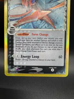 Pokemon TCG Deoxys 3/110 Delta Species ex Holon Phantoms Holo - HP/Damaged - Image 4