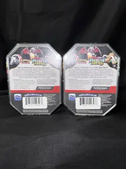Pokemon TCG: Scarlet & Violet Paldean Fates Charizard ex Tin (Lot of 2) - Image 3