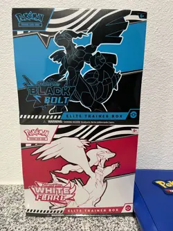 Pokemon TCG: Scarlet & Violet - Black Bolt & White Flare - Elite Trainer Box Set - Image 1
