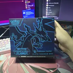 Pokemon Center ETB Mega Evolution Phantasmal Flames Elite Trainer Box - Image 1