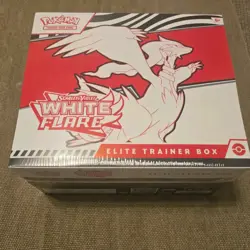 Pokemon TCG: Scarlet & Violet - WHITE FLARE Elite Trainer Box FACTORY SEALED ETB - Image 1