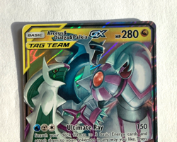 Pokemon TCG: SM- Cosmic Eclipse Arceus & Dialga & Palkia GX 156/236 Holo - Image 3