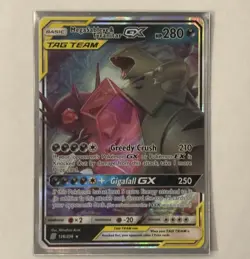 Mega Sableye & Tyranitar GX 126/236 Sm-Unified Minds Holo NM/ M Pokemon - Image 1