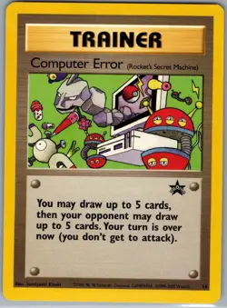 Computer Error Rocket's Secret Machine 16 Non Holo WoTC Promo - Pokemon - NM - Image 1