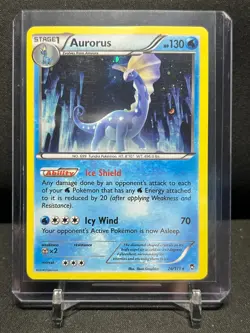 Aurorus 26/111 Cosmos Holo Rare Promo Pokemon 2014 XY Furious Fists MP - Image 1