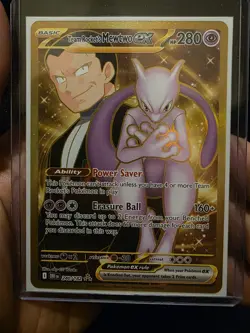 Team Rockets Mewtwo 240/182 Destined Rivals (Gold) Hyper Rare - Image 1