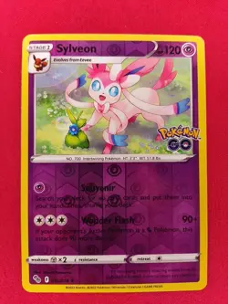 Sylveon (035/078) [Reverse Holo] (NM) - Pokemon - Pokemon GO ? - Image 1