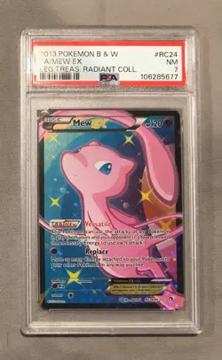 Mew EX Full Art PSA 7 RC24/RC25 English Pokemon 2013 Radiant Collection - Image 2
