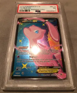 Mew EX Full Art PSA 7 RC24/RC25 English Pokemon 2013 Radiant Collection - Image 3