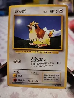 JAPANESE POKEMON PIDGEY No.016 NO RARITY SYMBOL BASE SET - Image 1
