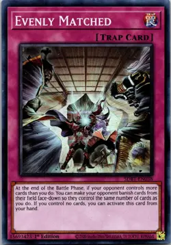 Evenly Matched SDBT-EN038 1st Edition Yu-Gi-Oh 2020 - Image 1