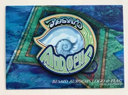 Final Fantasy Art Museum Card no.478 Besaid Aurochs Logo and Flag JAPAN F/S - Image 2