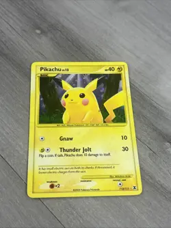 Pokemon Pikachu TCG Rising Rivals Holo Card 112/111 Secret Rare - Image 1