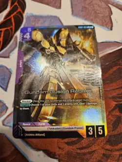 Gundam card game gundam gusion rebake gd02-055 LR - Image 1