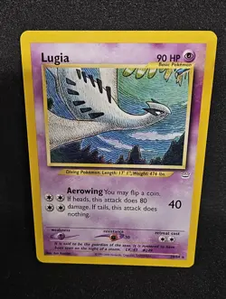 Lugia Pokemon TCG WOTC 20/64 Neo Revelation Regular Unlimited Rare Near Mint - Image 3