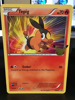 Tepig BW02 Black Star Promo Jumbo Pokemon Celebrations First Partner Pack - Image 1