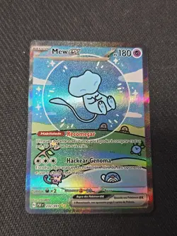 Portuguese Pokemon Mew EX 232/091 Paldean Fates Bubble Mew SIR SV PAF MP - Image 1