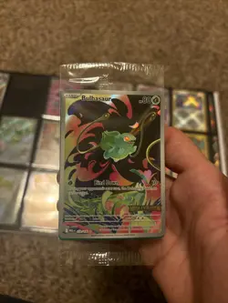 Sealed Pokemon Mega Evolutions Stamped Bulbasaur Promo 133/132 - Image 1