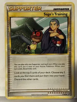Sage's Training 77/90 Undaunted NM Pokemon Fast Shipping - Image 1