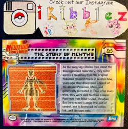 The Story Of Mewtwo #24 NM Holo Pokemon The First Movie Team Rocket Mew Meowth! - Image 2