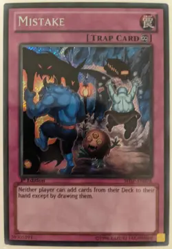 YuGiOh Mistake Secret Rare 1st Edition MP14-EN177 - Image 1