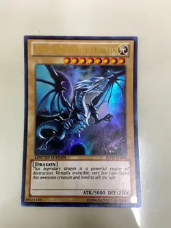 YuGiOh Blue-Eyes White Dragon Ultra Rare LIMITED EDITION Promo JUMP-EN068 MINT - Image 1