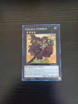 Yugioh Stampede - Gagaga Cowboy - Secret Rare - RA04-EN064 - Image 1