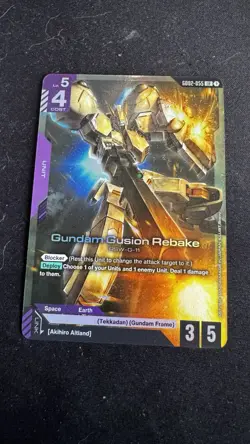 Gundam Gusion Rebake (GD02-055) [Foil] (NM) - Gundam Card Game - Dual Impact - Image 1