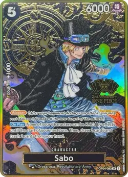 Sabo (2nd Anniversary Set) OP04-083 One Piece Promotion Cards Foil - Image 1
