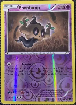 Phantump 64/122 Breakpoint Reverse Holo - Pokemon Card - Image 1