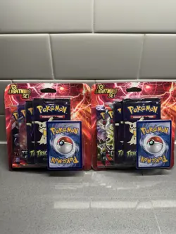 Lot Of 2 - Pokemon TCG Lightning Set 4 Packs + 1 Card Factory Sealed - Image 1