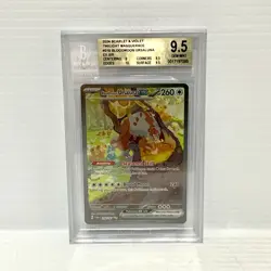 Bloodmoon Ursaluna EX 216/167 SIR - Graded Pokemon Card - BGS 9.5 (PSA 10) - Image 1