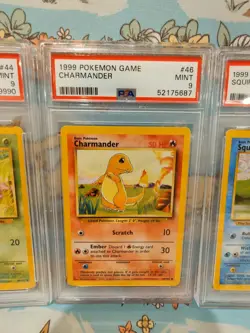 Charmander Squirtle Bulbasaur Base Set 1999 Pokemon Card Common WOTC - Image 3