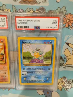 Charmander Squirtle Bulbasaur Base Set 1999 Pokemon Card Common WOTC - Image 4
