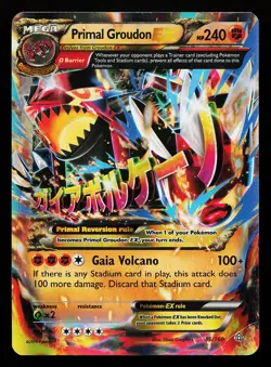 Primal Groudon EX (Omega) 86/160 Ultra Rare XY Primal Clash Pokemon Card - Image 1