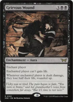 Grievous Wound R Duskmourn: House of Horror 102 LP-NM - Image 1