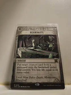 Reanimate - NM - MTG - Outlaws of Thunder Junction - Breaking News - OTP #18 - Image 1