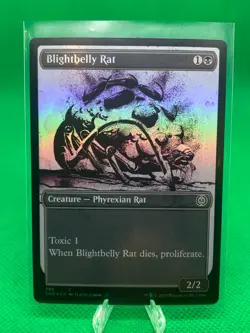 MTG - Blightbelly Rat | ONE | Foil | Showcase - Image 1