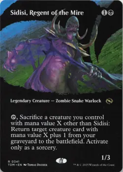 Sidisi, Regent of the Mire (Borderless) R Tarkir: Dragonstorm 341 NM MTG - Image 1