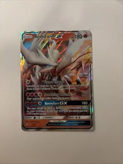 Pokemon TCG Reshiram GX 11/70 Ultra Rare Dragon Majesty Lp - Image 1