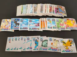 120＋＋ Bulk Lot of Pokemon Amada Sticker Retsuden Diamond Pearl Japanese fym19 - Image 1