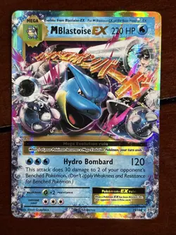 Pokemon XY Evolutions M Blastoise Ex 22/108 Full Art Rare Holo - Image 1