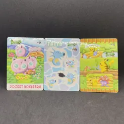 LP 3set 1998 Pokemon Sealdass Japanese Fancy Graffiti pikachu Jigglypuff Horsea - Image 1