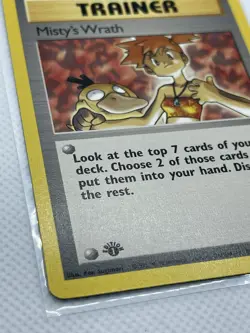 Misty's Wrath 114/132 (1st Edition) Trainer - Gym Heroes - Pokemon TCG 2000 WOTC - Image 3