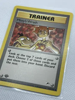 Misty's Wrath 114/132 (1st Edition) Trainer - Gym Heroes - Pokemon TCG 2000 WOTC - Image 4