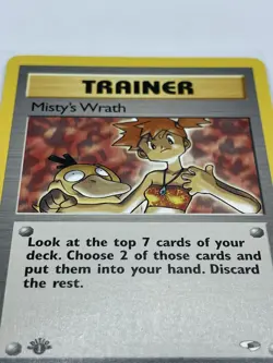 Misty's Wrath 114/132 (1st Edition) Trainer - Gym Heroes - Pokemon TCG 2000 WOTC - Image 5