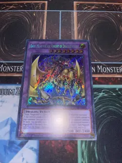 YUGIOH Dark Magician The Knight Of Dragon Magic BLMR-EN001 SECRET RARE - Image 1